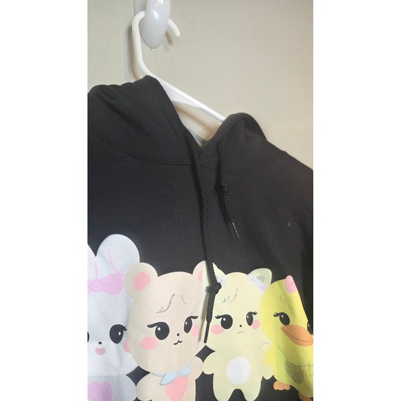 Blackpink Tops - Blackpink K-Pop Music Band Hoodie Sweatshirt Womens Small Black Graphic Mascots